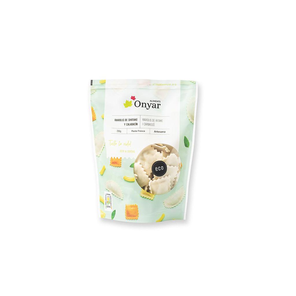 Raviolis xiitake i carbassó, 250g