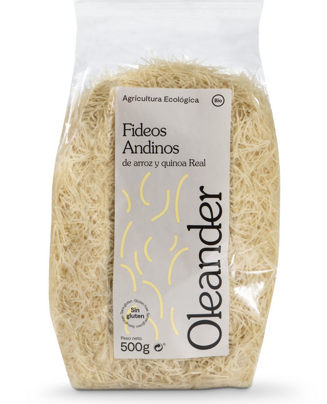 Fideus arròs i quinoa 500g, Oleander
