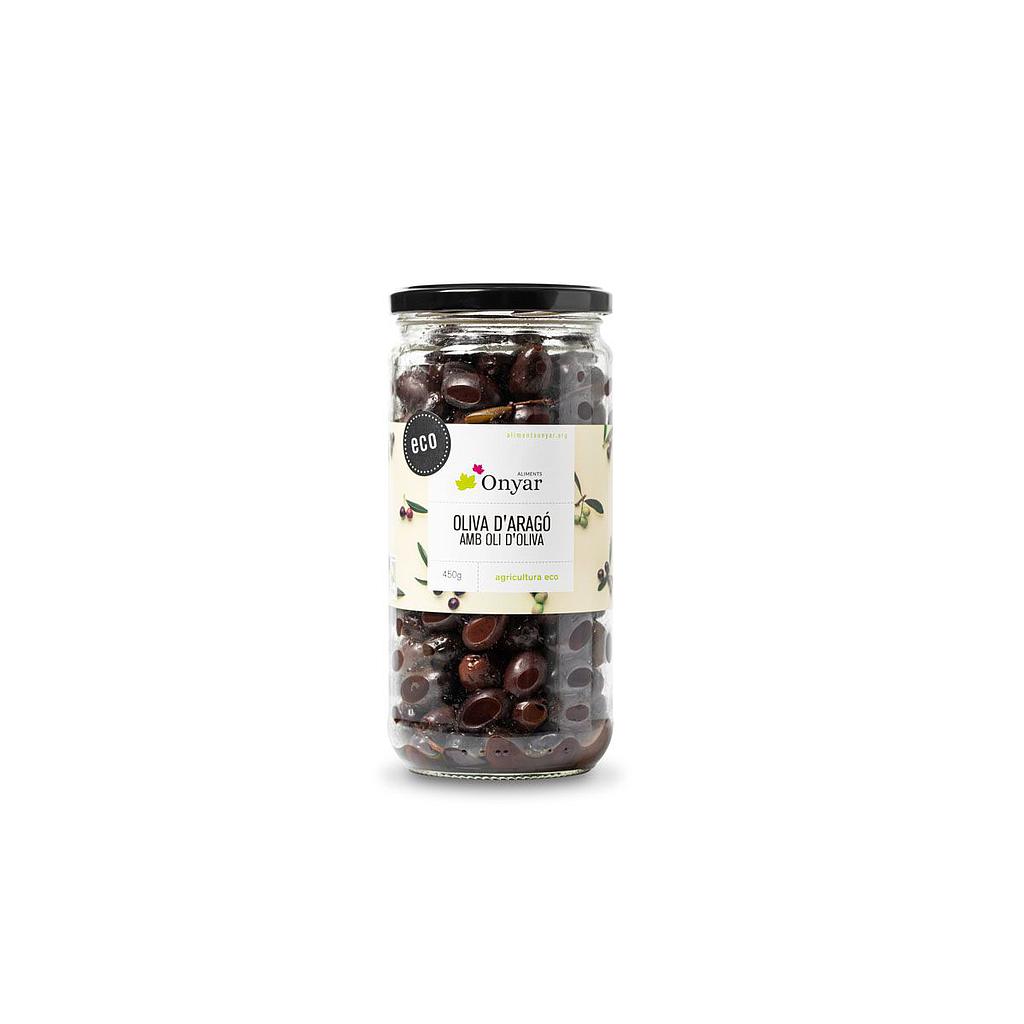Oliva d'Aragó amb oli 450g, Onyar