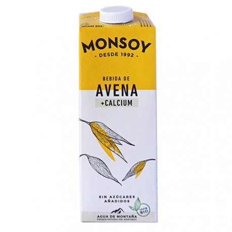 Beguda de civada amb calci 1l, Monsoy