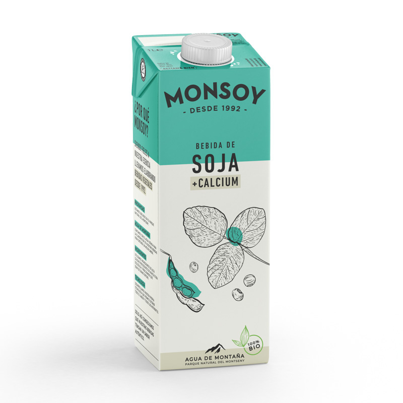 Beguda soja 1l, Monsoy
