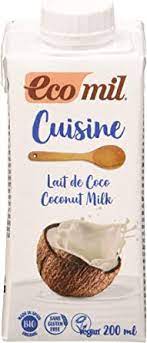 Crema coco per cuina 200ml, EcoMil
