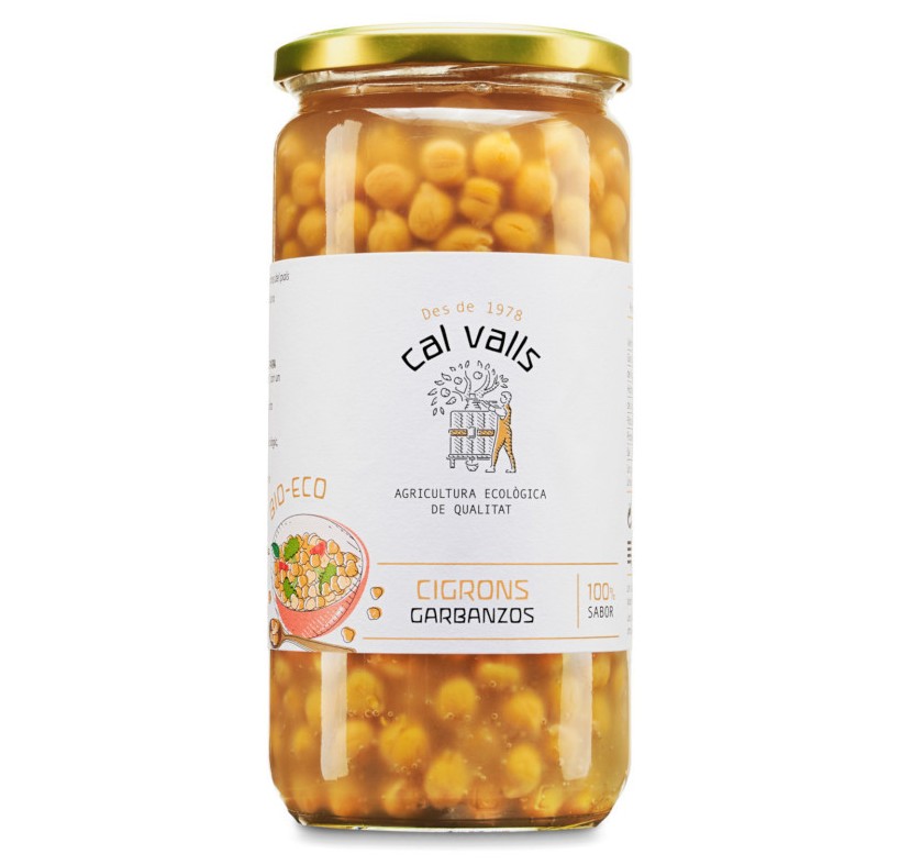 Cigrons cuits 700 g, Cal Valls