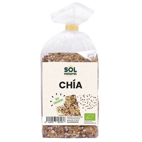 Crackers amb llavors de xia 200g