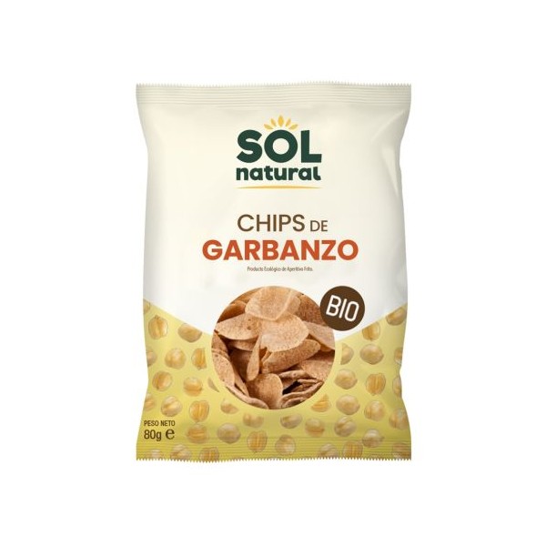 Xips de cigró 80g, Sol Natural