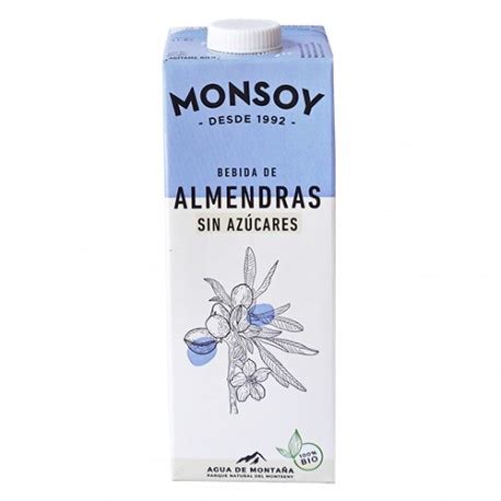 Beguda ametlles s/sucre 1l, Monsoy