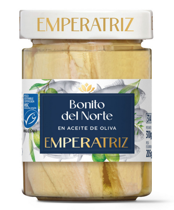 Bonítol del nord oli d'oliva 212 ml, Emperatriz