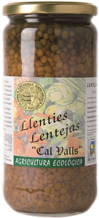 Llenties cuites 350g, Cal Valls
