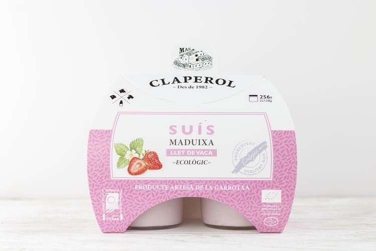 Suís maduixa 2u./128g. Mas Claperol