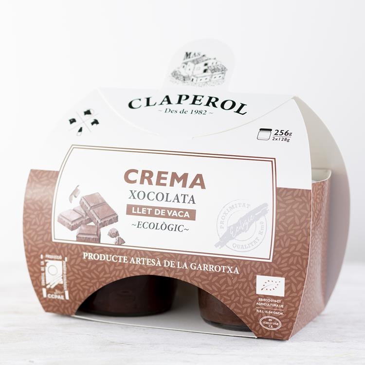 Crema xocolata 2u. de 128g. Mas Claperol