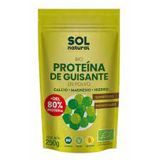 Proteina de pèsol en pols (80% proteïna) 250g, Sol Natural