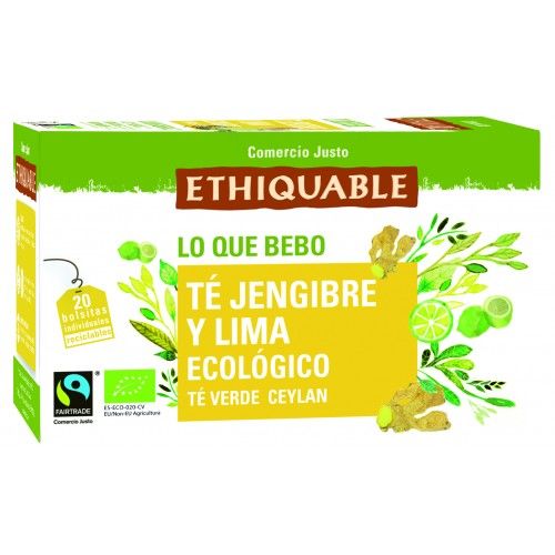 Te verd amb gingebre llima, 20u Ethiquable