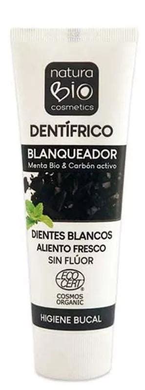 Pasta de dents menta i carbó, 75ml. NaturaBio