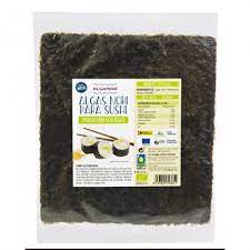 Nori per a sushi ecològic 10u, Algamar
