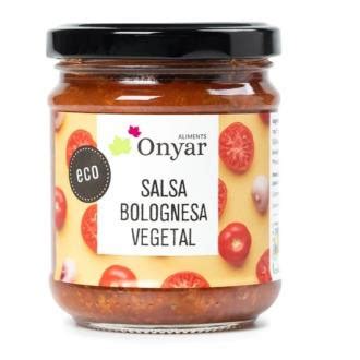 Salsa bolonyesa vegetal 200g, Onyar