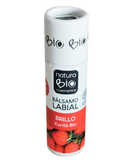 Bàlsam labial karité maduixa 9,5g. NaturaBio