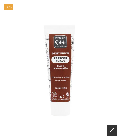 Pasta de dents aloe i coco, 75ml.