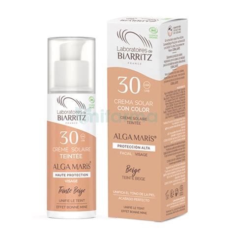 Crema solar color F50 50ml, Alga Maris