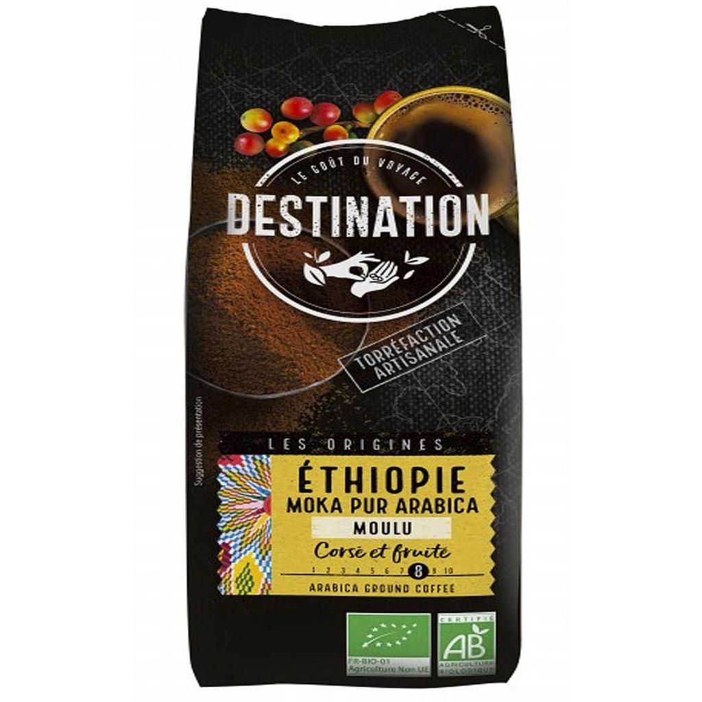Cafè Etiòpia moka mòlt bio 250g, Destination