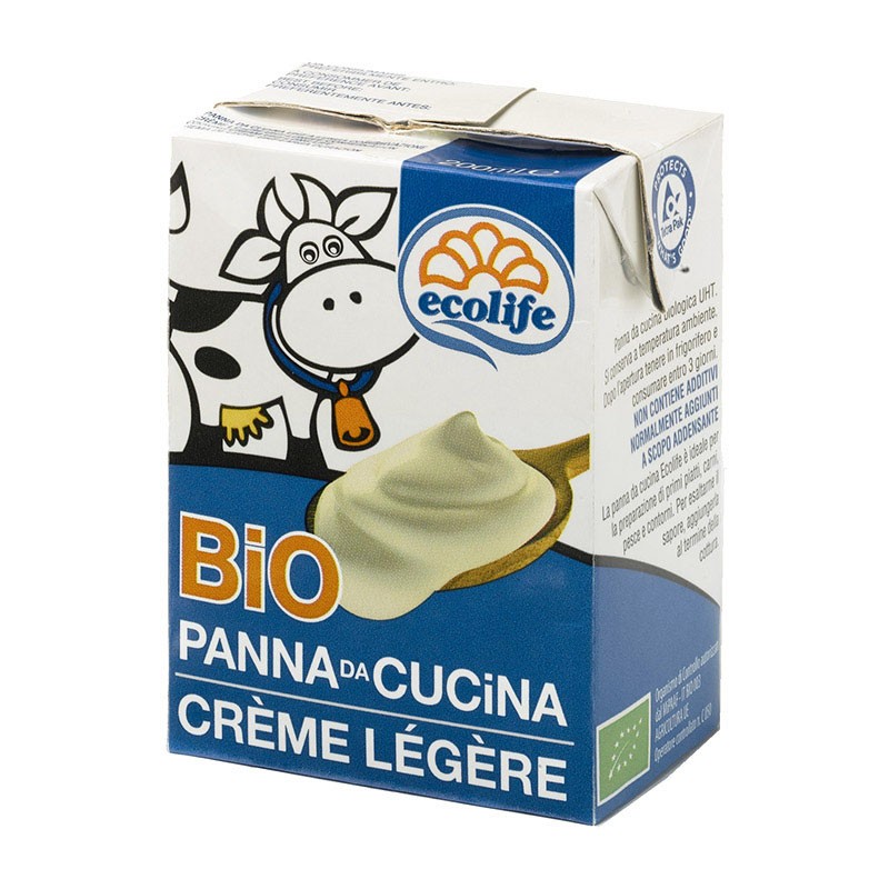Crema de llet 200ml, Ecolife