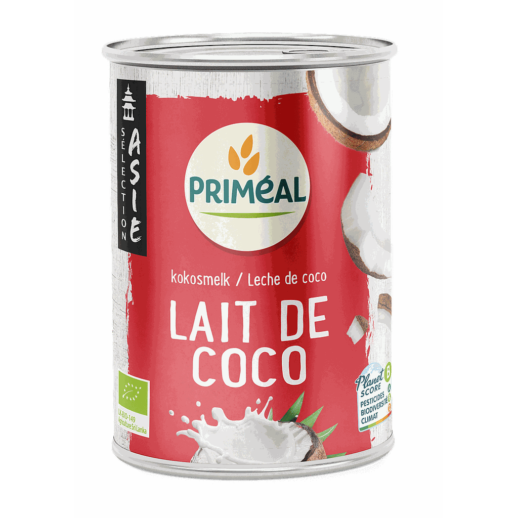 Llet de coco 400 ml, Primeal