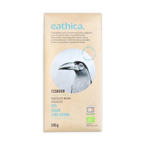 Xocolata Nicaragua 98% bio, 100g Eathica