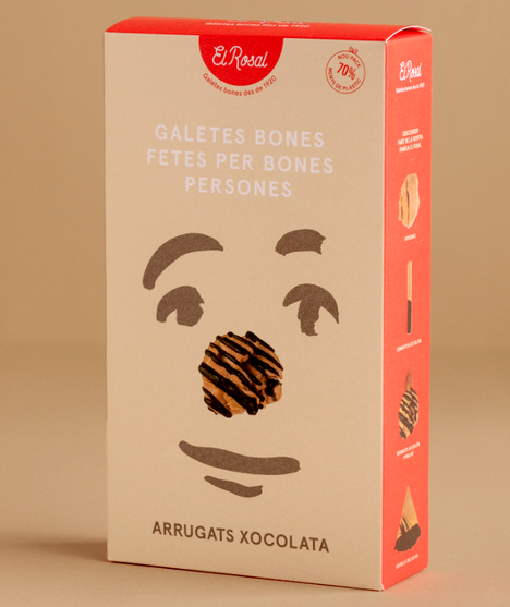 Arrugats de xocolata 125g, El Rosal