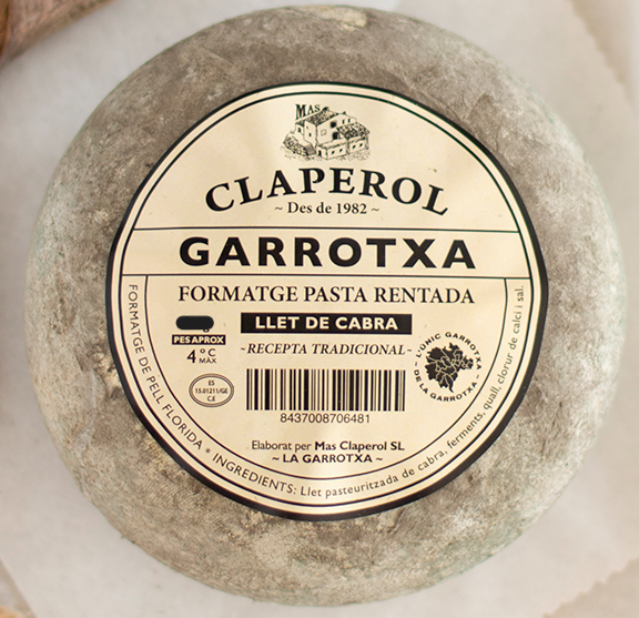 Formatge de cabra Garrotxa 1kg, Mas Claperol