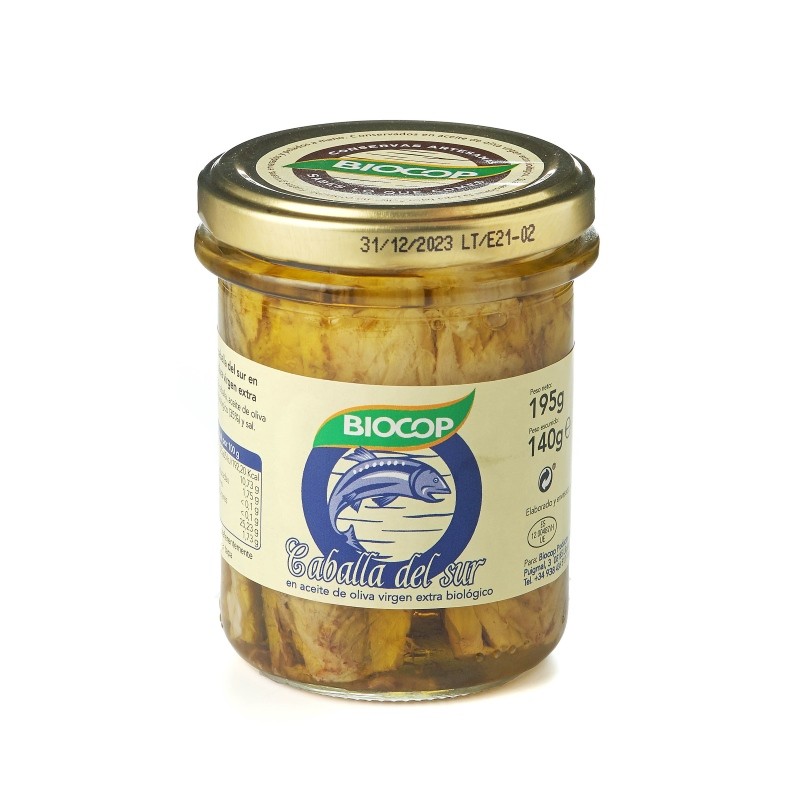 Filet de bonítol en oli d'oliva, 195g Biocop