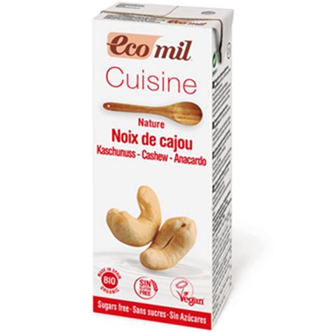 Crema anacards per cuinar 200ml, Ecomil