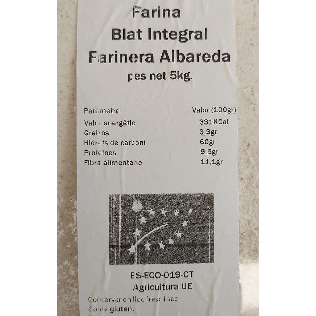 Farina Blat Integral 5kg, Albareda