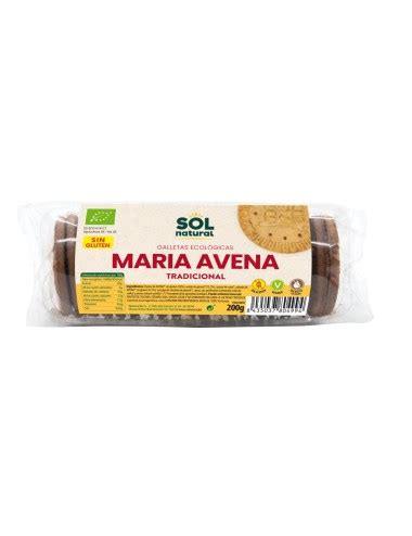 Galetes Maria civada s/gluten 200g Sol Natural