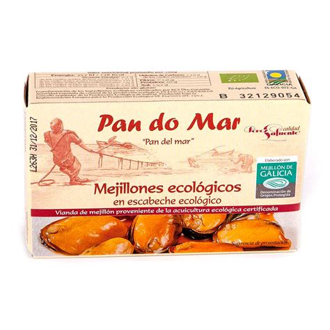 Musclos en escabetx, 120g Pan do Mar