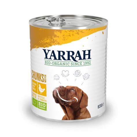 Trossos pollastre per a gos 405g Yarrah