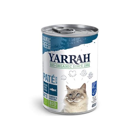 Paté de pescado para gatos, 400g Yarrah