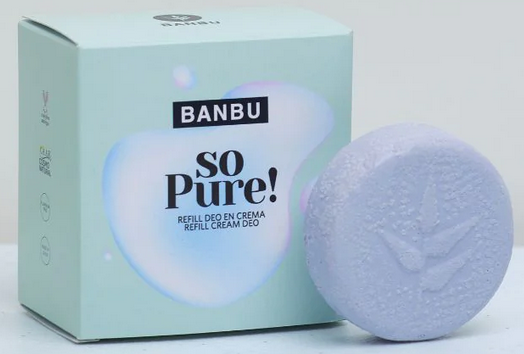 Desodorant So Pure recanvi, 50ml. Banbu