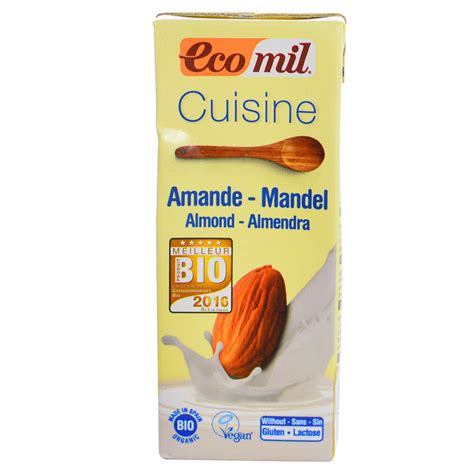 Crema ametlles per cuinar 200ml, Ecomil