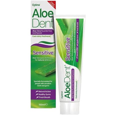 Pasta dents aloe sensible s/fluor 100ml Optima