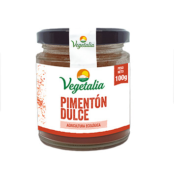 Pebre vermell dolç en pols 100g, Vegetalia