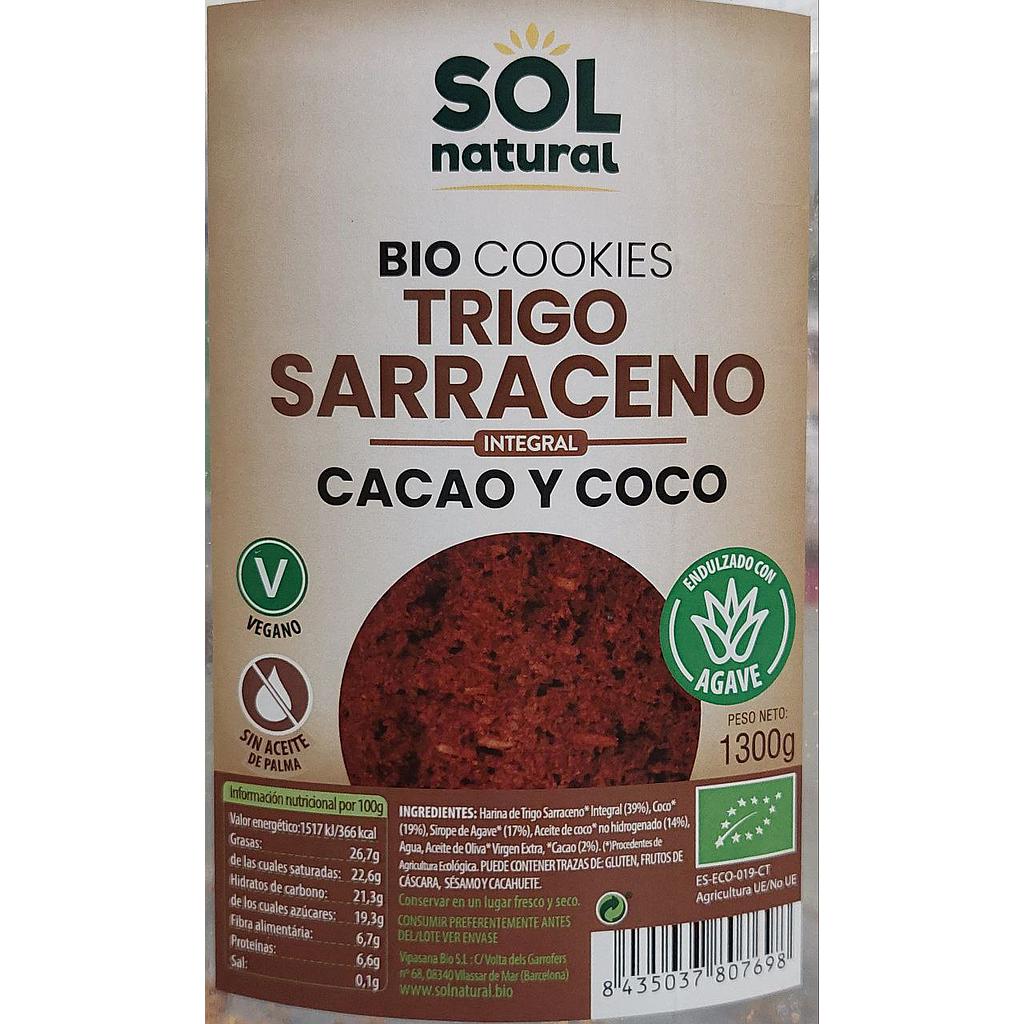 Cookies fajol coco i cacau Sol Natural
