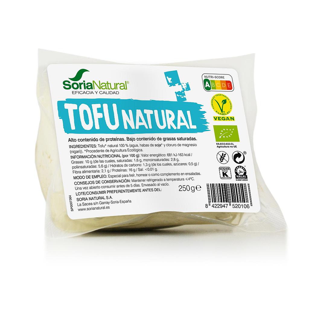 Tofu natural, 250g. Soria Natural