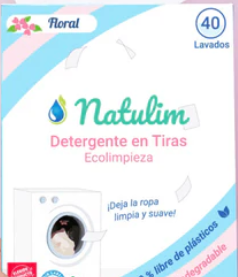 Detergent en tires floral, 70g Natulim