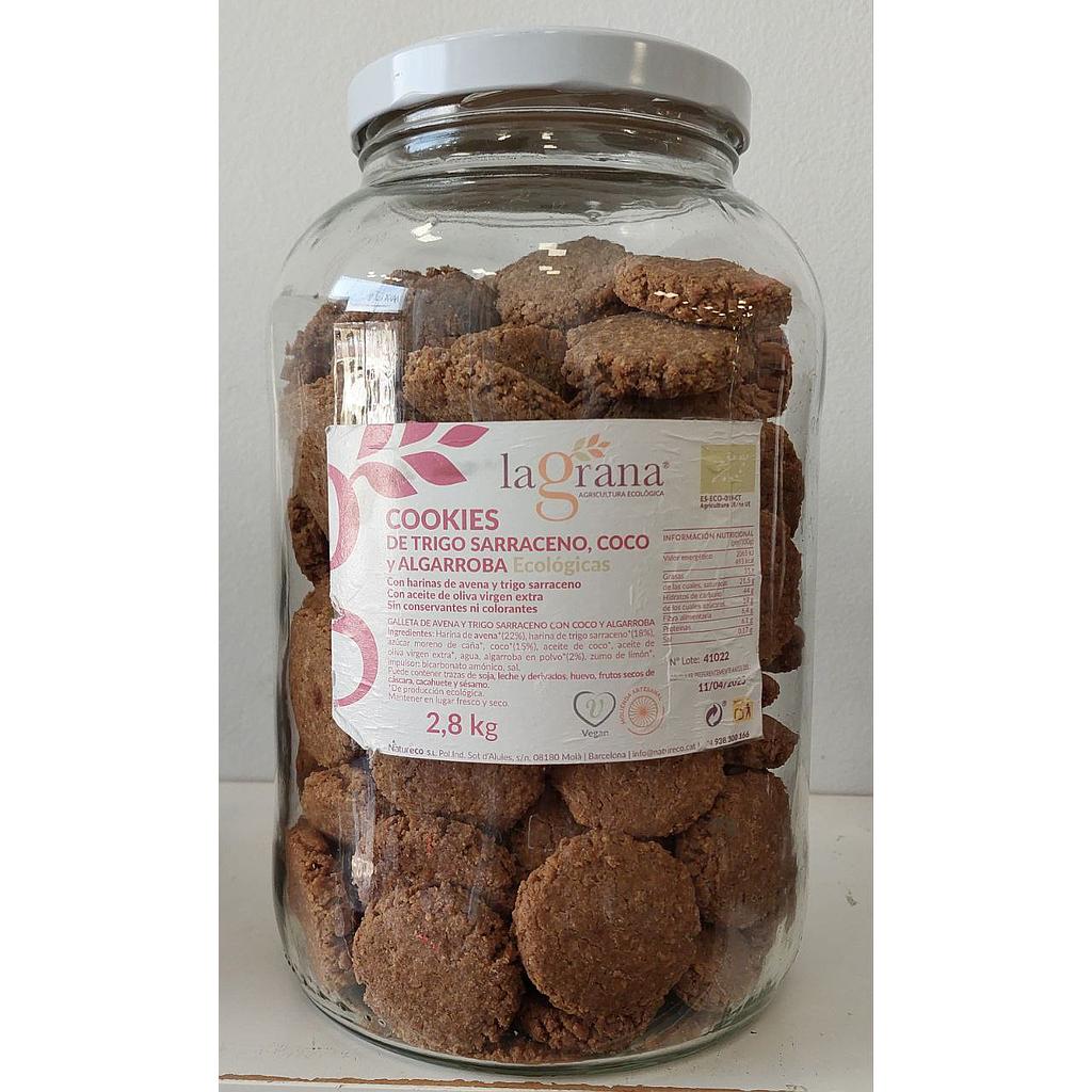 Cookies de fajol, coco i garrofa, La Grana