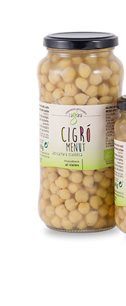 Cigrons cuit menut 590g, L'Agraria
