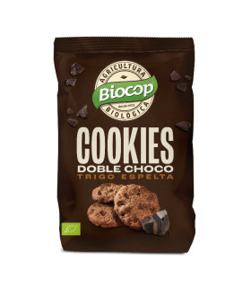 Cookies d'espelta doble xocolata 200g, Biocop