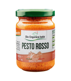 Pesto rosso pecorino 130g, Bio Organica Italia