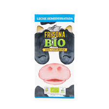 Llet de vaca semi desnatada 1l, FrisonaBio