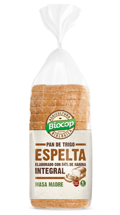 Pa de motlle d'espelta integral 400g, Biocop