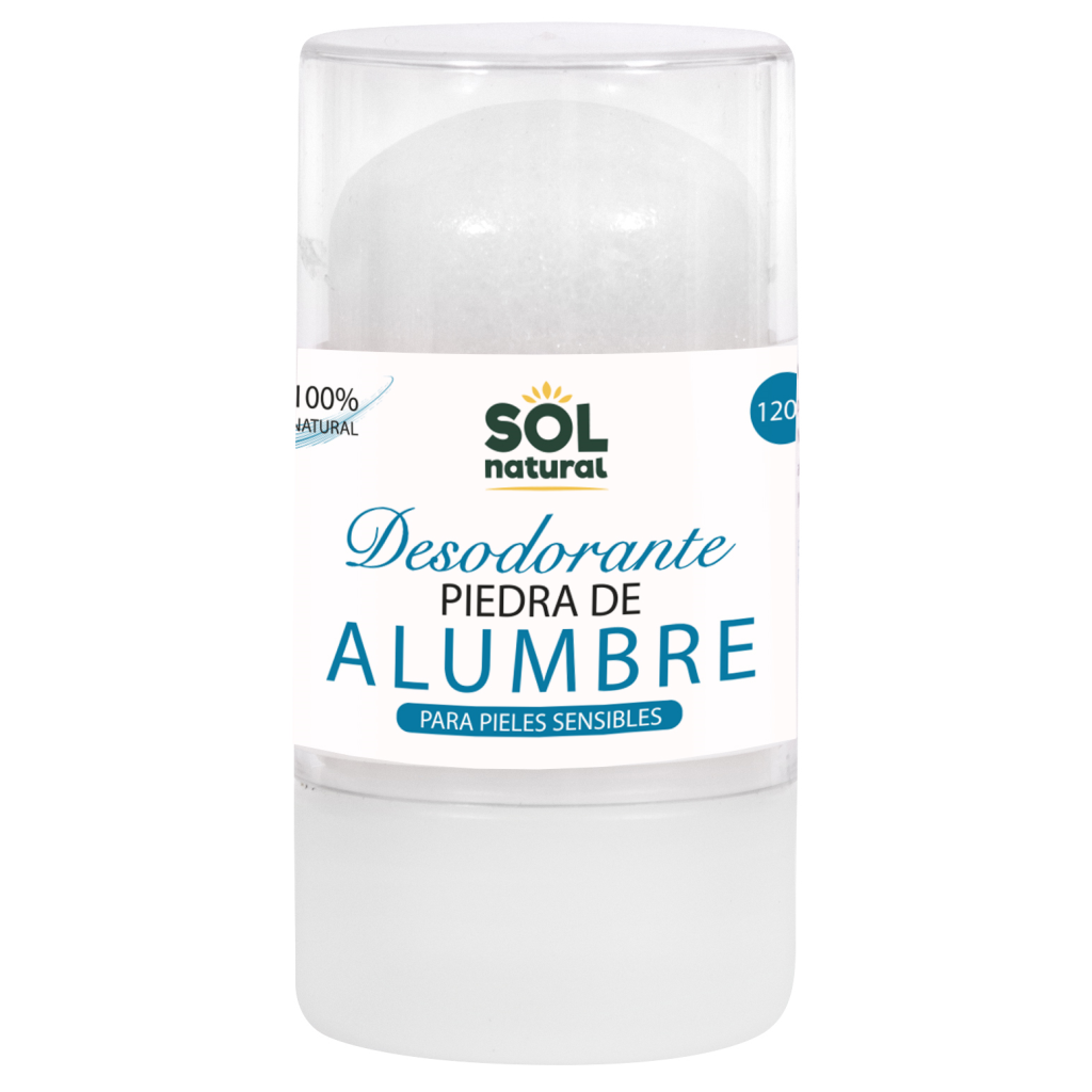 Desodorant pedra alum 120g, Sol Natural