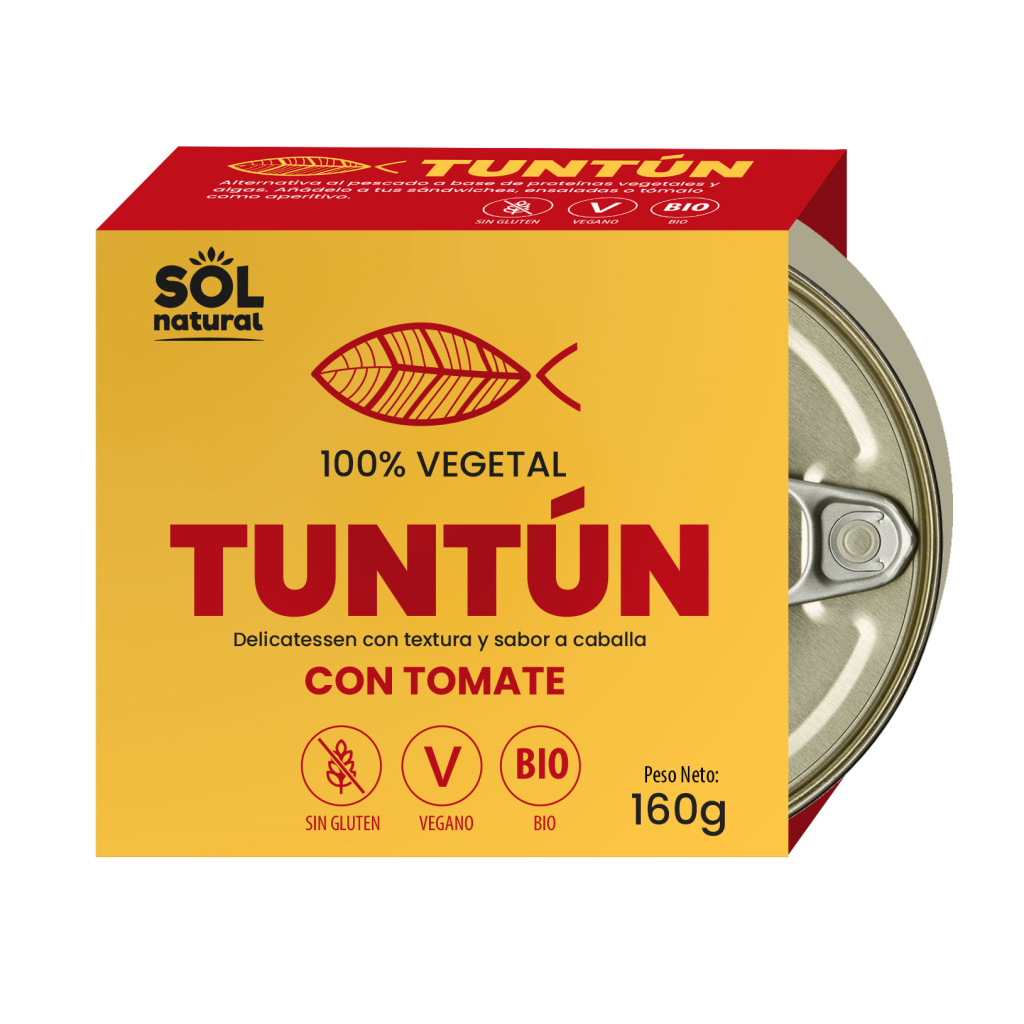 Tuntun verat vegà amb tomàquet
